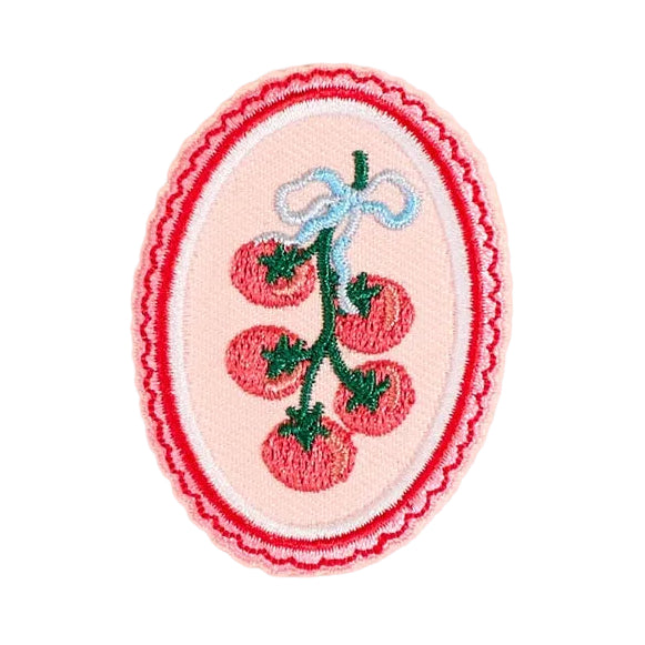Tomato Vine Iron-on Patch - Freshie & Zero Studio Shop