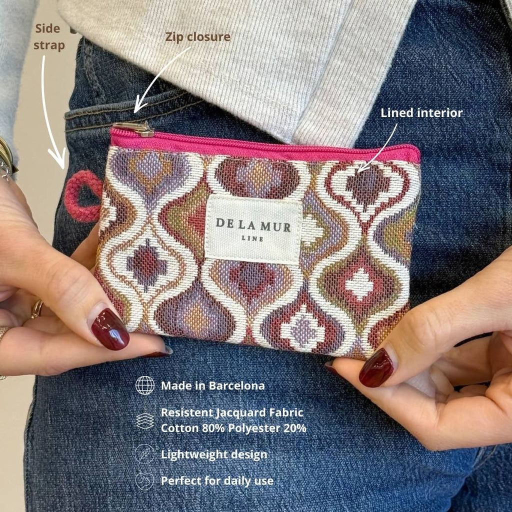 Coin Purse: Jacquard Onda - Freshie & Zero Studio Shop