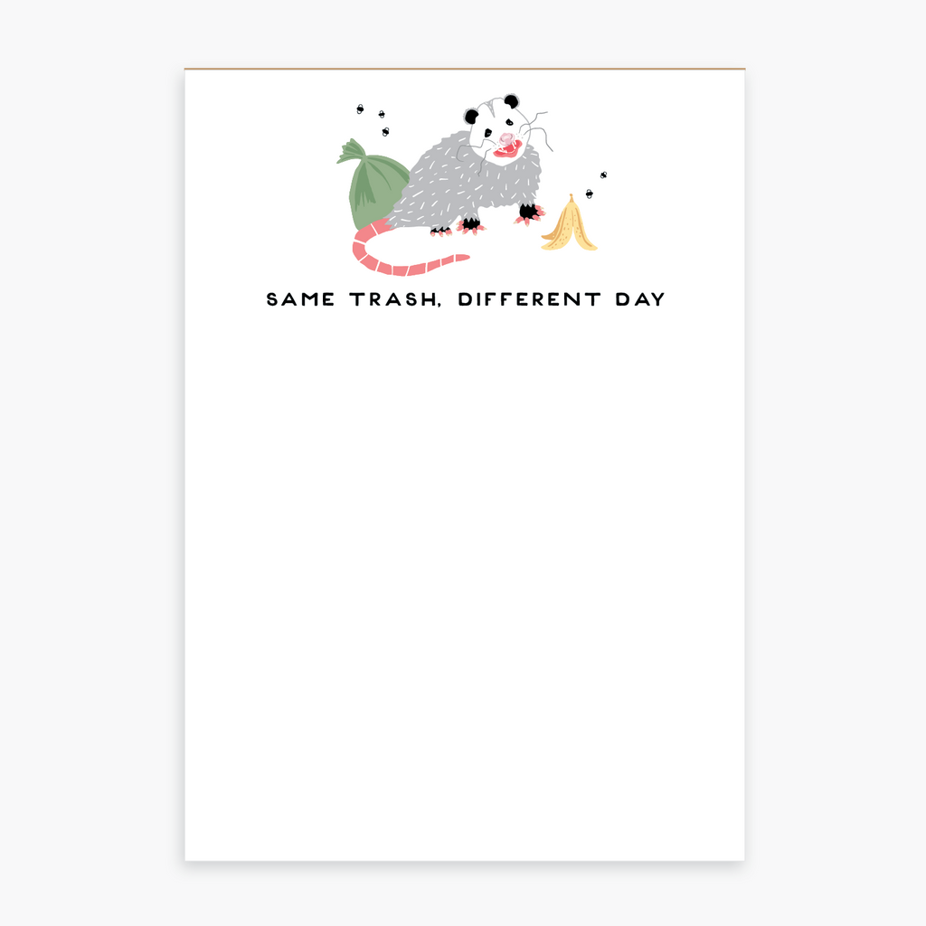 Opossum Notepad - Freshie & Zero Studio Shop