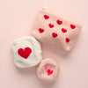 Teddy Pouch - Circle Heart to Heart - Freshie & Zero Studio Shop
