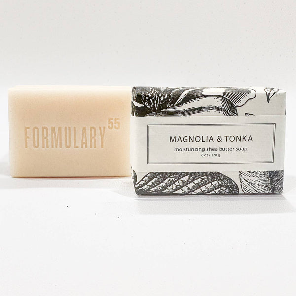 Magnolia & Tonka Shea Butter Body Soap by Formulary 55 - Freshie & Zero Studio Shop