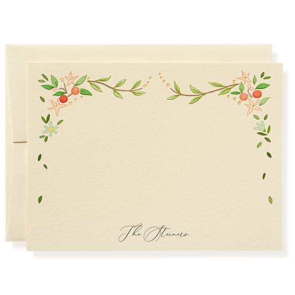 Lake Floral Notecards: Set of 10 - Freshie & Zero Studio Shop