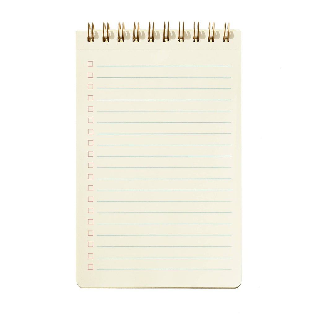 Task Pad Notebook by Shorthand Press: Yellow Stripe - Freshie & Zero Studio Shop