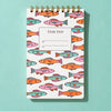 Colorful Fish: Task Pad Notebook by Shorthand Press - Freshie & Zero Studio Shop