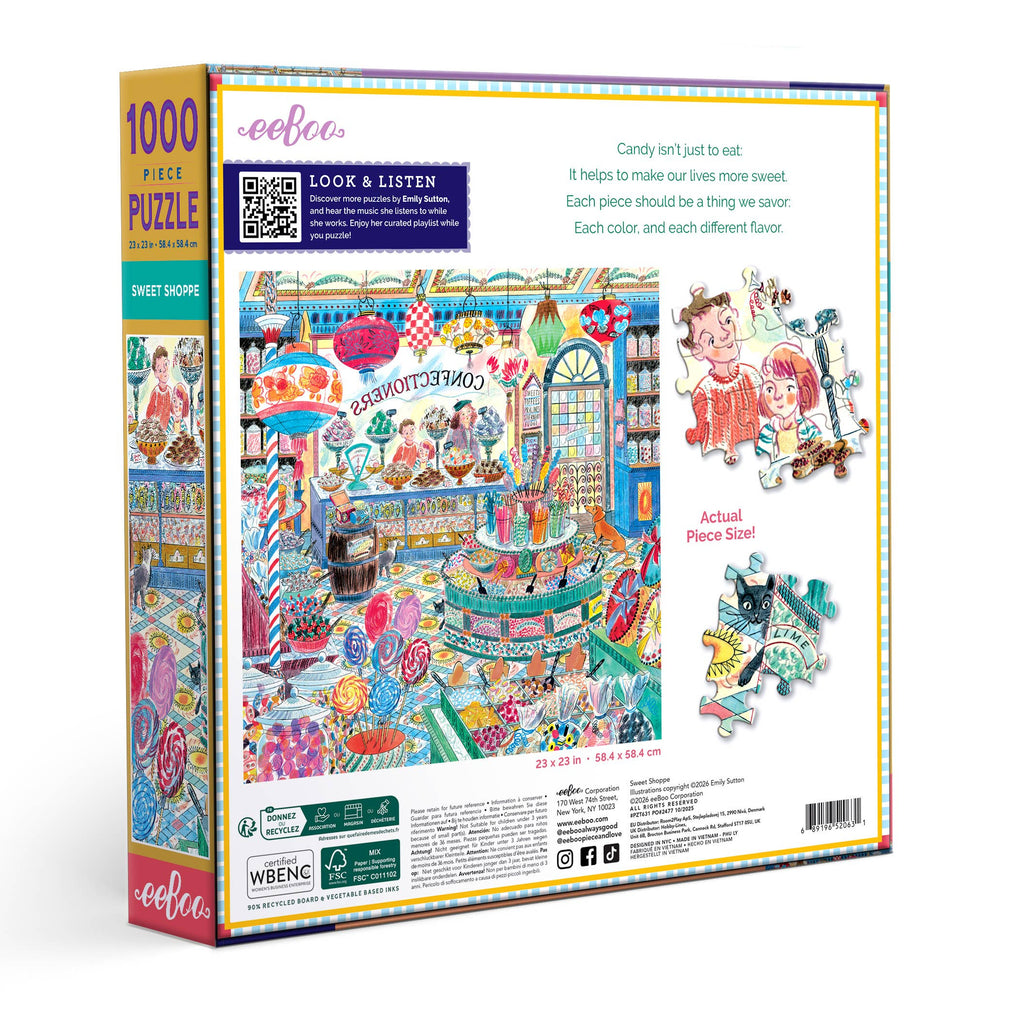 Sweet Shoppe Jigsaw Puzzle - 1000 Piece - Freshie & Zero Studio Shop