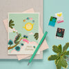 Solar Juggle Birthday Greeting Card - Freshie & Zero Studio Shop