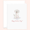 Puppy Kisses Card | Valentine's Day Card - Freshie & Zero Studio Shop