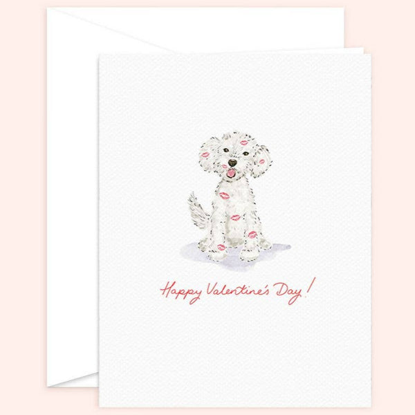 Puppy Kisses Card | Valentine's Day Card - Freshie & Zero Studio Shop