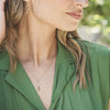 tidal green little gemstone necklace - Freshie & Zero Studio Shop