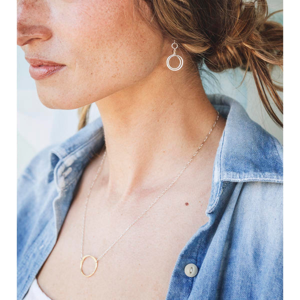 small sparky stone necklace - Freshie & Zero Studio Shop
