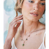 marine little gemstone earrings - Freshie & Zero Studio Shop