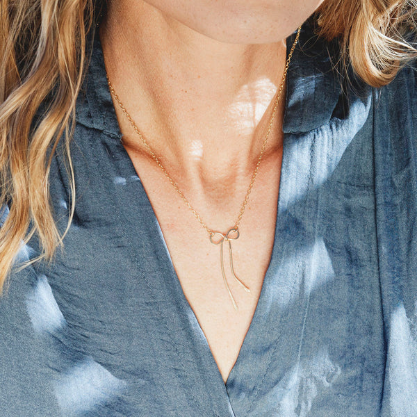 bow necklace - Freshie & Zero Studio Shop