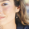 tidal herkimer gemstone drop earrings - Freshie & Zero Studio Shop