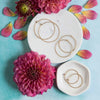 minimal hoops - small circles - Freshie & Zero Studio Shop