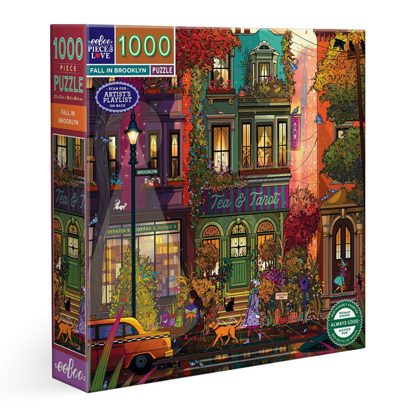 Fall in Brooklyn Jigsaw Puzzle - 1000 Pieces - Freshie & Zero Studio Shop