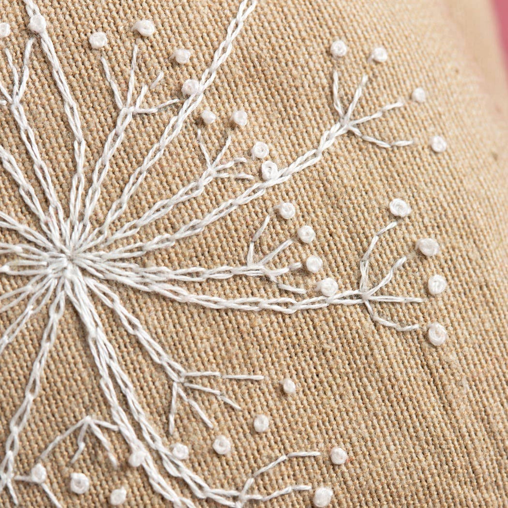 Linen Lavender Bags Embroidery Kit - Bees - Freshie & Zero Studio Shop