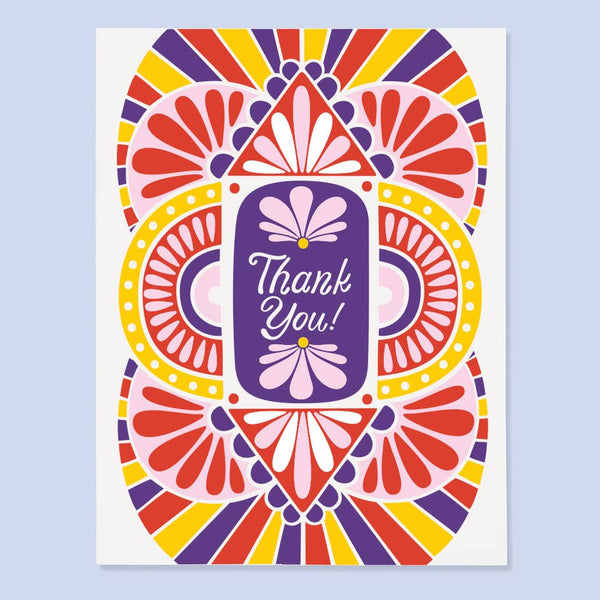 Art Deco Thank You Card | The Good Twin - Freshie & Zero Studio Shop