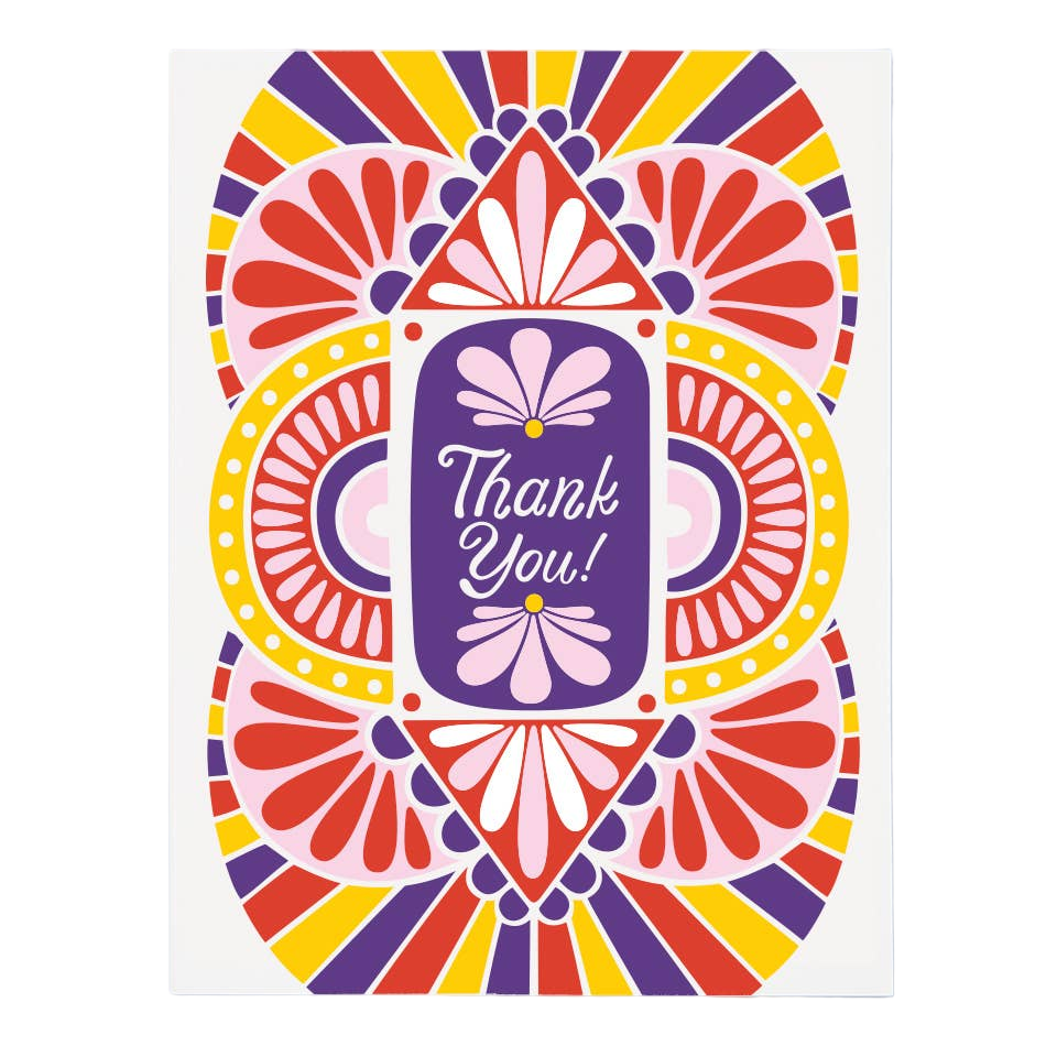 Art Deco Thank You Card | The Good Twin - Freshie & Zero Studio Shop