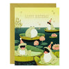 Singing Frogs Birthday Greeting Card - Freshie & Zero Studio Shop