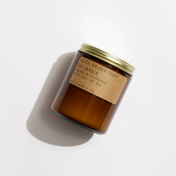 P.F. Candle Co. Soy Candle: Golden Coast - Freshie & Zero Studio Shop