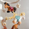 Felt Baby Mobile - Cute Pony - Freshie & Zero Studio Shop