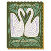 Wedding Folk Swans Card - Freshie & Zero Studio Shop