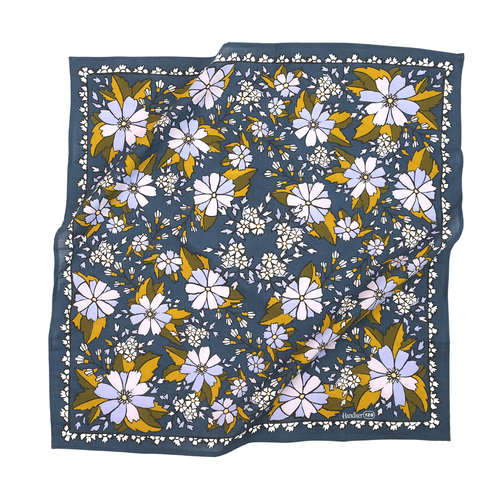 Handker Bandana: Chicory Bandana No. 129 - Freshie & Zero Studio Shop