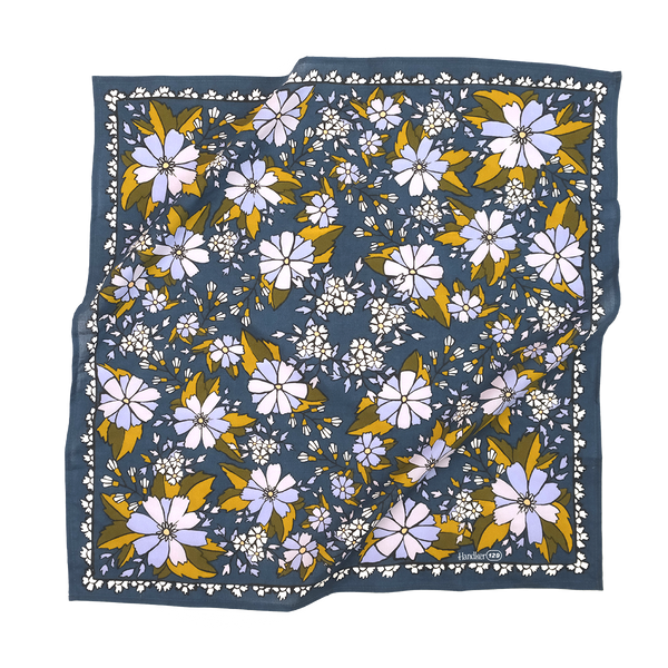 Handker Bandana: Chicory Bandana No. 129 - Freshie & Zero Studio Shop