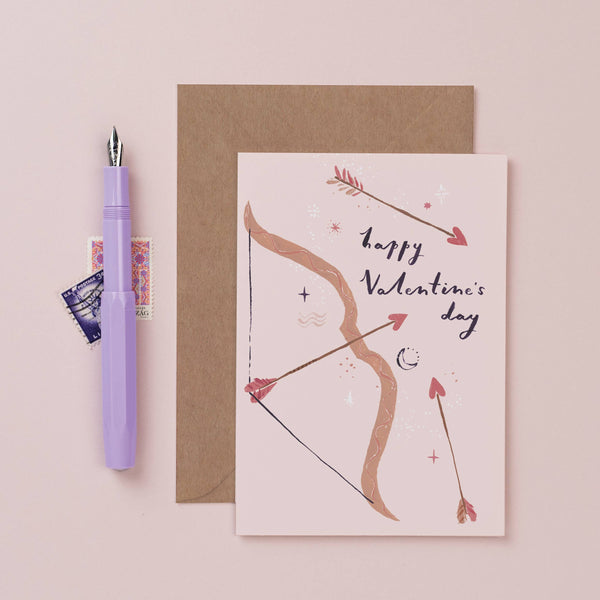 Cupid's Arrow Valentine's Day Greeting Card - Freshie & Zero Studio Shop