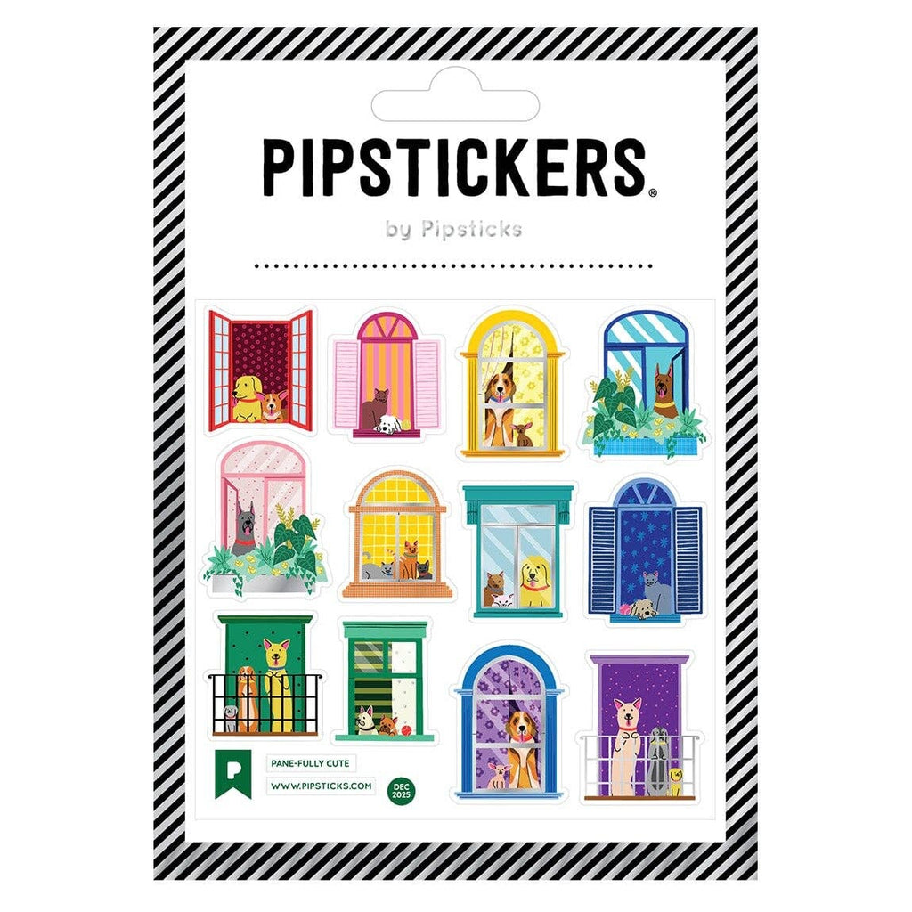 Pets in the Window Sticker Sheet by Pipsticks - Freshie & Zero Studio Shop
