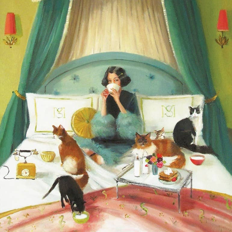 Breakfast in Bed - 500 Piece Jigsaw Puzzle - Freshie & Zero Studio Shop