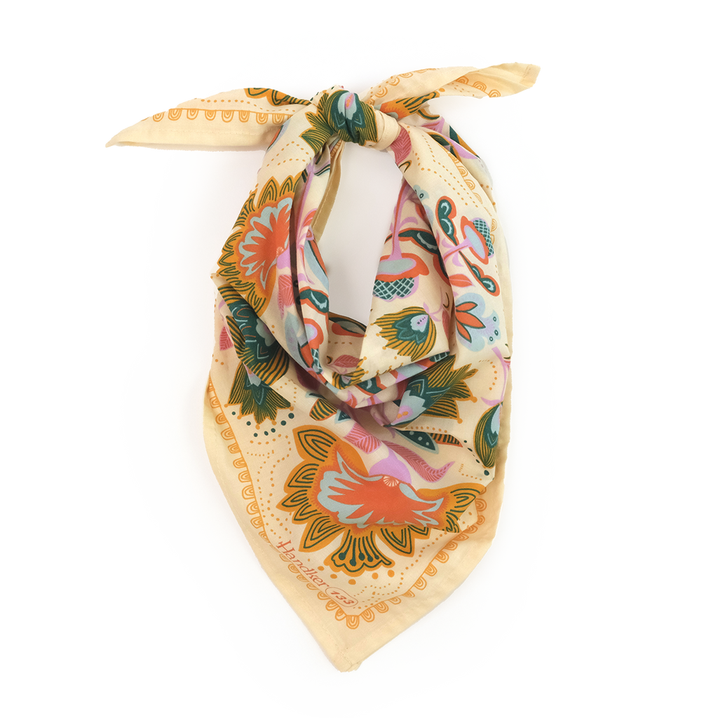 Handker Bandana: Ingrid Bandana No. 133 - Freshie & Zero Studio Shop