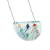 Kites, Hand Painted Pendant Necklace by Fernworks - Freshie & Zero Studio Shop