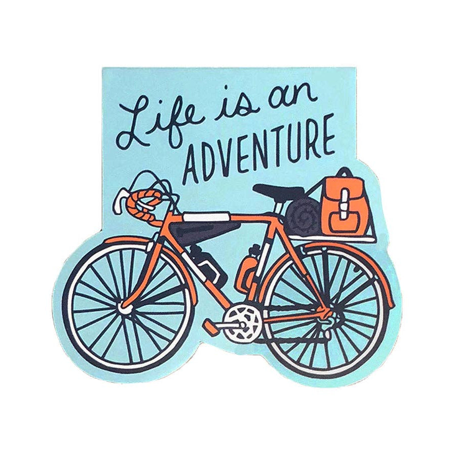 Adventure Bicycle Magnetic Bookmark - Freshie & Zero Studio Shop