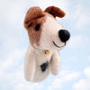 Felt Dog Finger Puppet - Jack Russell Terrier - Freshie & Zero Studio Shop
