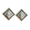 Retro Socialite Stud Earrings by Jill Schwartz - Freshie & Zero Studio Shop