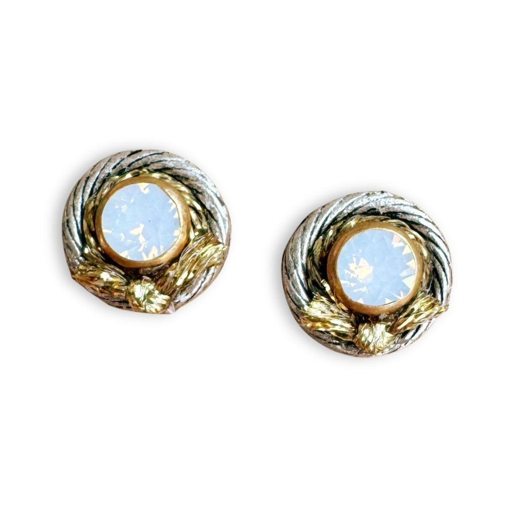 Retro Socialite Stud Earrings by Jill Schwartz - Freshie & Zero Studio Shop