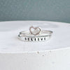 BELIEVE Handmade Ring by Christina Kober - Freshie & Zero Studio Shop
