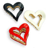 Metal Heart Shaped Claw Clips - Freshie & Zero Studio Shop