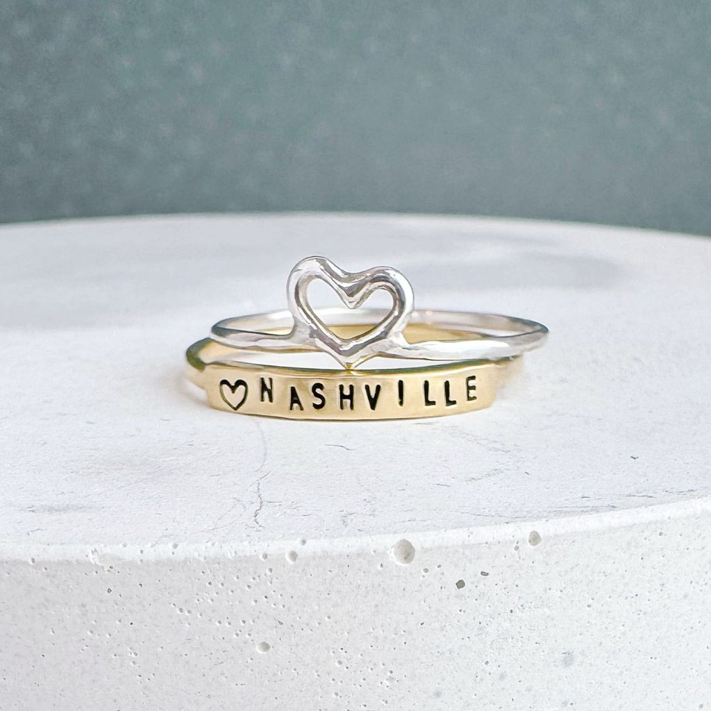 Heart Stacking Ring by Christina Kober - Freshie & Zero Studio Shop