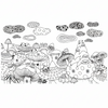 A Million Sloths Coloring Book - Freshie & Zero Studio Shop