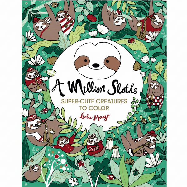 A Million Sloths Coloring Book - Freshie & Zero Studio Shop