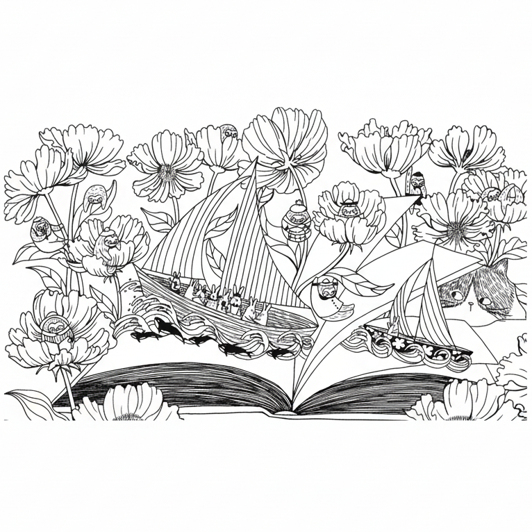 A Million Sloths Coloring Book - Freshie & Zero Studio Shop
