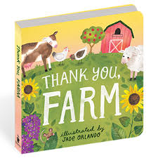 Thank You, Farm Baby Board Book - Freshie & Zero Studio Shop