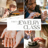 Hammered Hoop Earring Jewelry Making Class - Freshie & Zero Studio Shop
