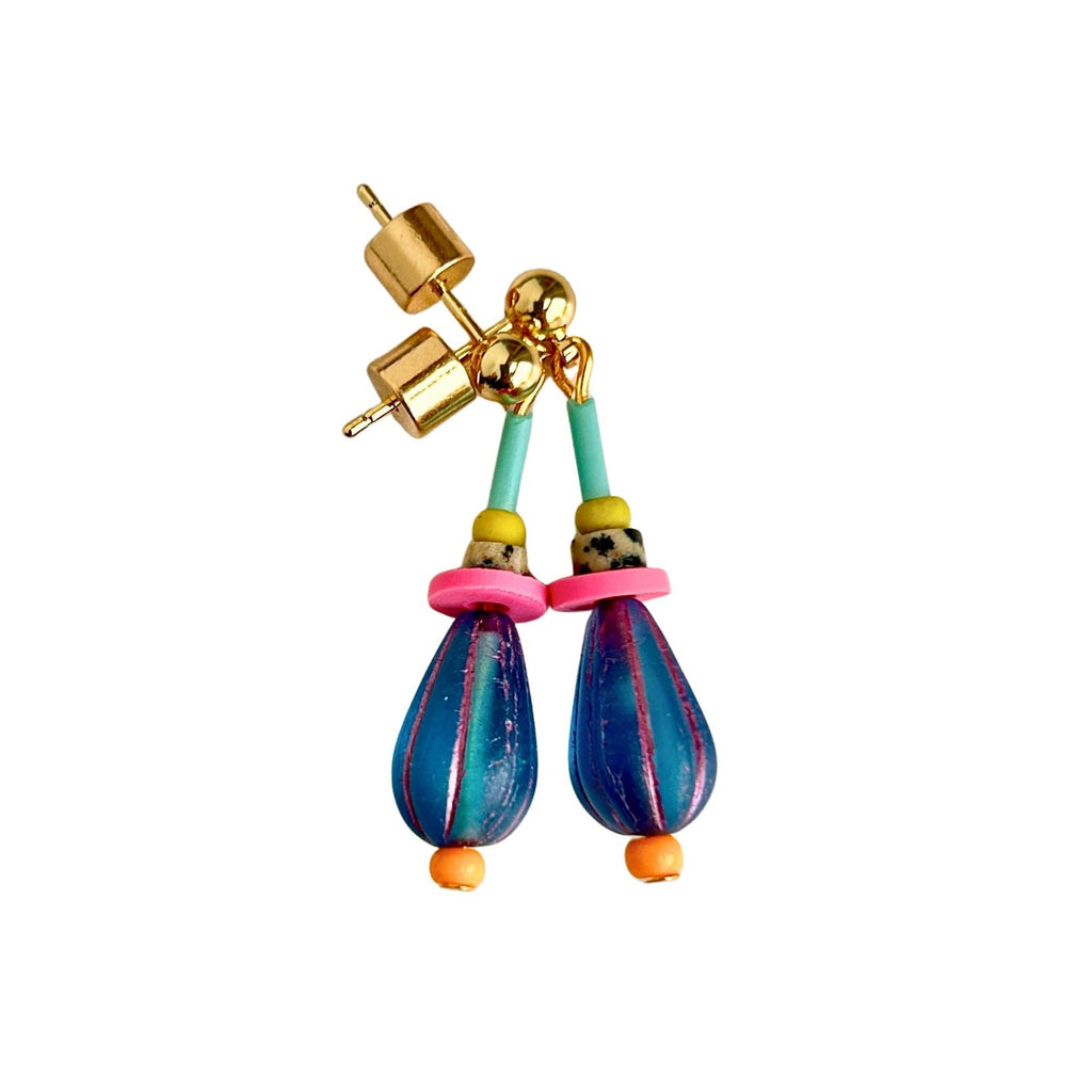 Lexi Teardrop Beaded Earrings - Freshie & Zero Studio Shop