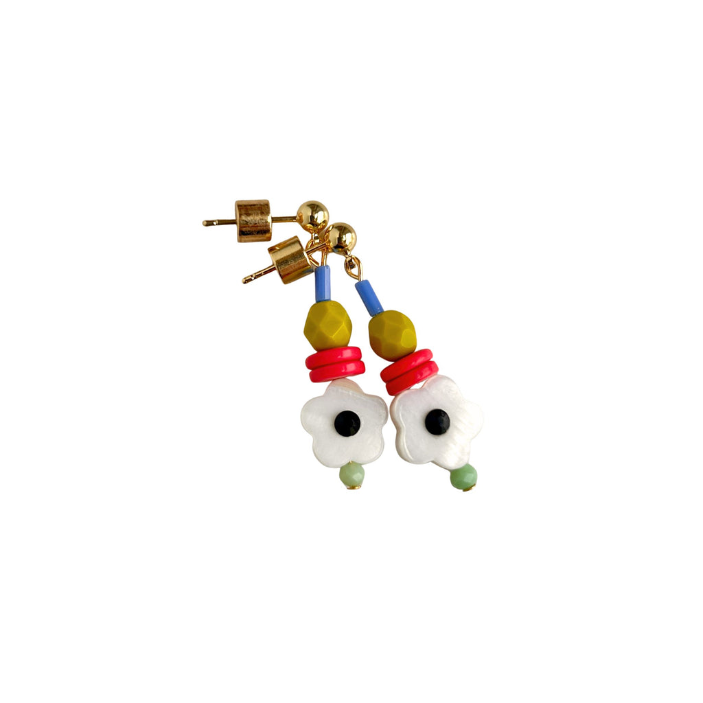 Lexi Dainty Flower Beaded Earrings - Freshie & Zero Studio Shop