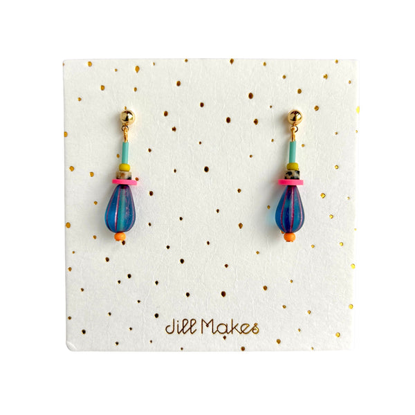 Lexi Teardrop Beaded Earrings - Freshie & Zero Studio Shop