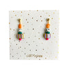 Lexi Stripe Beaded Earrings - Freshie & Zero Studio Shop