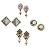 Retro Socialite Stud Earrings by Jill Schwartz - Freshie & Zero Studio Shop